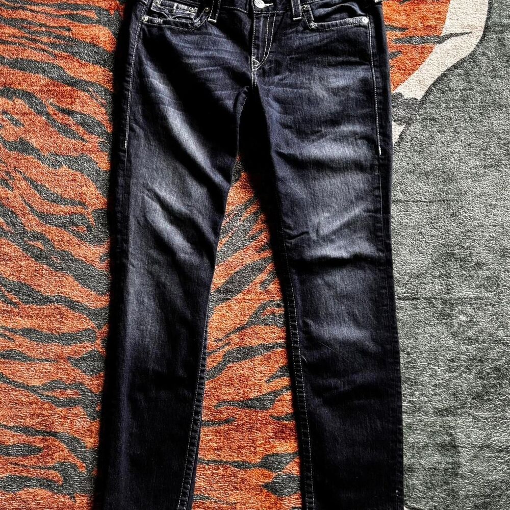 True-religion Men's Navy and Blue Jeans